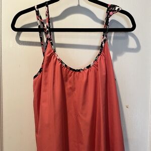 Roxy Pink Flowy Tank - Size Medium